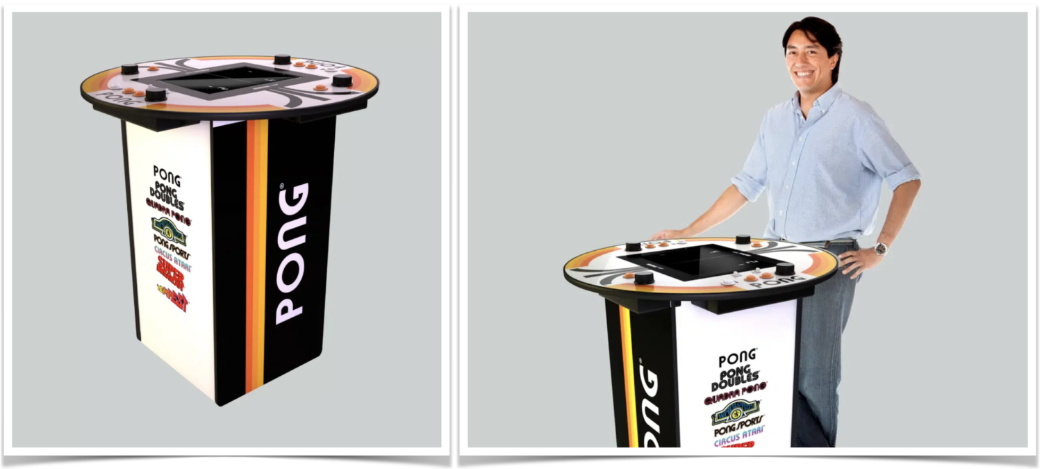 4 Player Atari Pong Table – LV Entertainment